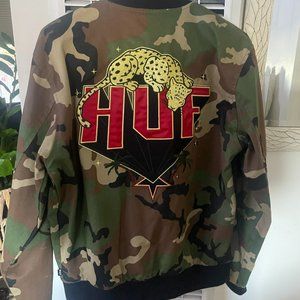 HUF Bomber Camo jacket